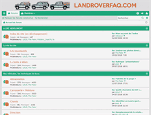 Tablet Screenshot of landroverfaq.com